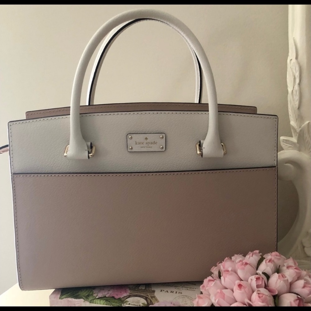 Kate Spade Caley Grove Street Bag Rose Cement like new